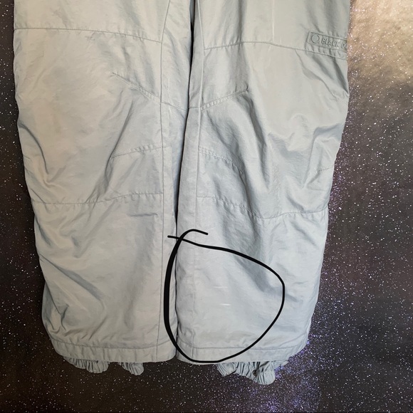 Black Dot-Gray Waterproof Snowboarding Pants Sz L - Picture 3 of 6